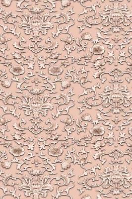 Cover of 2019 Weekly Planner Peach Asian Damask 134 Pages