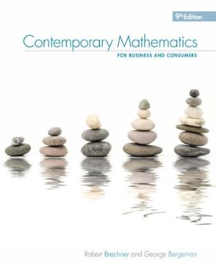 Book cover for Contemporary Mathematics for Business & Consumers, 9th