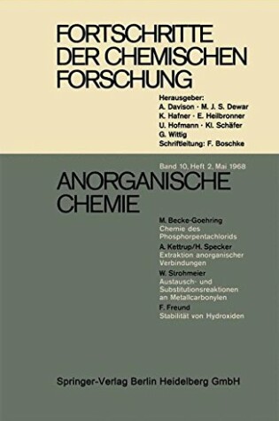 Cover of Anorganische Chemie