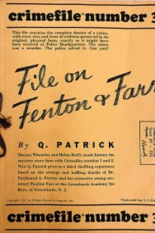 Cover of File on Fenton & Farr