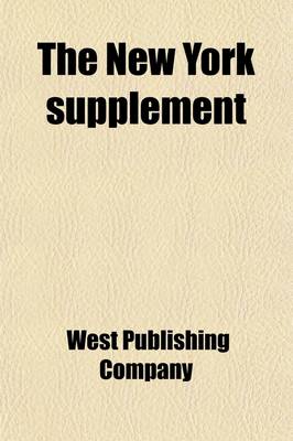 Book cover for The New York Supplement (Volume 84)