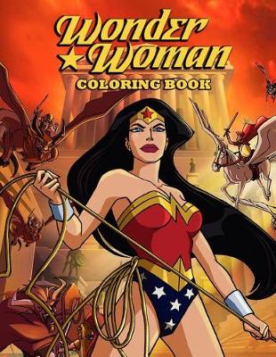 Book cover for Wonder Woman Coloring Book