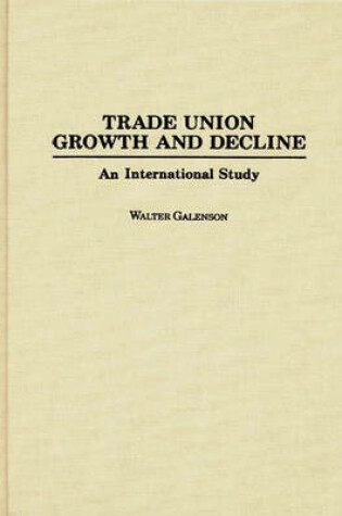 Cover of Trade Union Growth and Decline