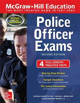 Book cover for McGraw-Hill Education Police Officer Exams, Second Edition