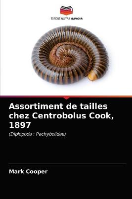 Book cover for Assortiment de tailles chez Centrobolus Cook, 1897