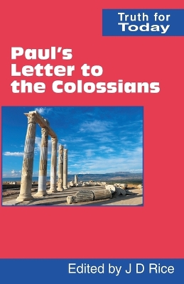 Book cover for Paul's Letter to the Colossians