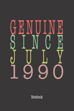 Cover of Genuine Since July 1990