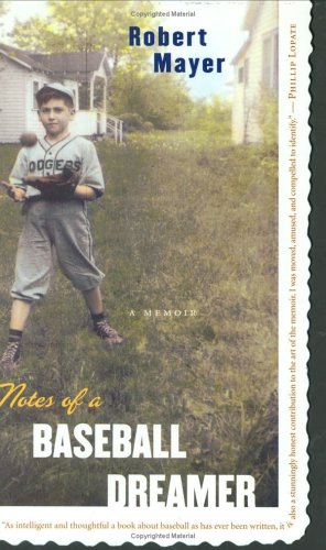 Book cover for Notes of a Baseball Dreamer