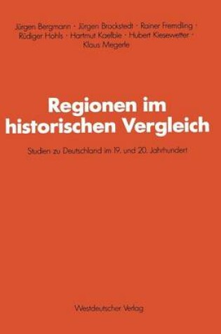 Cover of Regionen Im Historischen Vergleich