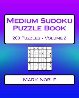 Book cover for Medium Sudoku Puzzle Book Volume 2