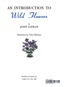 Book cover for Introduction to Wild Flowers