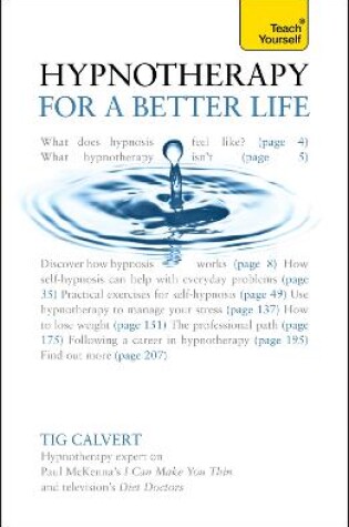 Cover of Hypnotherapy for a Better Life: Teach Yourself
