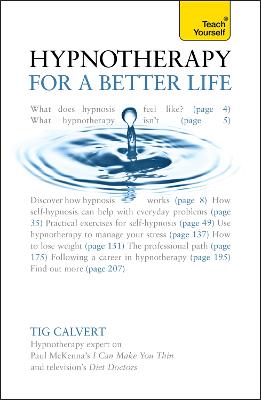 Book cover for Hypnotherapy for a Better Life: Teach Yourself