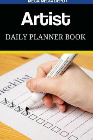 Cover of Artist Daily Planner Book