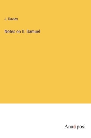Cover of Notes on II. Samuel