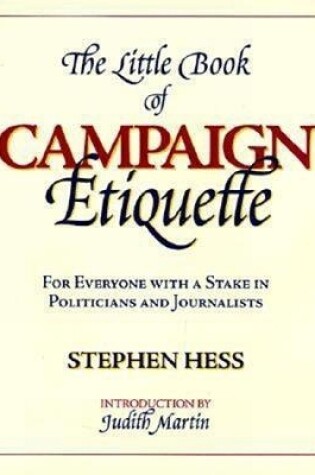 Cover of The Little Book of Campaign Etiquette