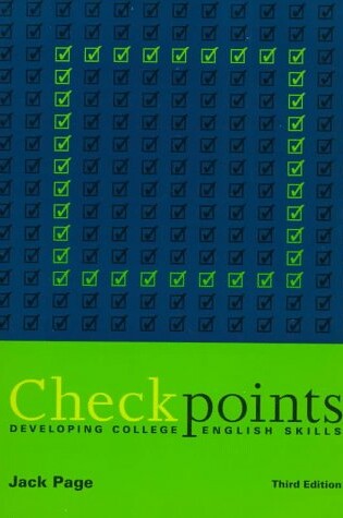 Cover of Checkpoints: Developing College English Skills
