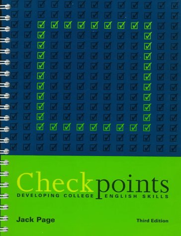 Book cover for Checkpoints: Developing College English Skills