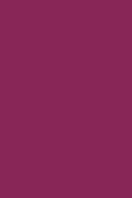 Cover of Journal Dark Raspberry Color Simple Plain Raspberry