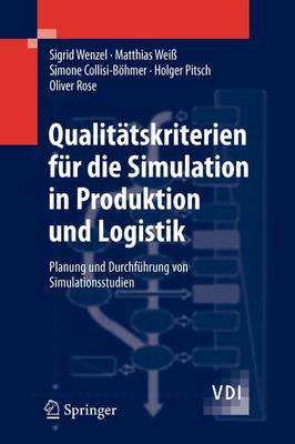 Book cover for Qualitätskriterien für die Simulation in Produktion und Logistik