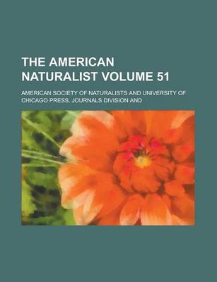 Book cover for The American Naturalist Volume 51