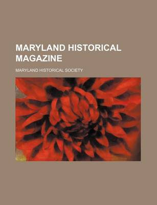 Book cover for Maryland Historical Magazine (Volume 13)