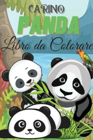 Cover of Carino Panda Libro da Colorare