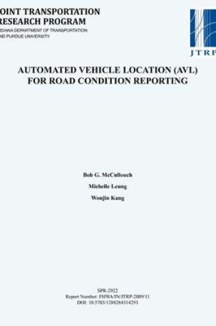 Cover of Automated Vehicle Location (Avl) for Road Condition Reporting