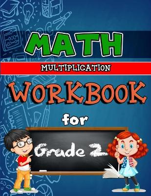 Book cover for Math Workbook for Grade 2 - Multiplication - Color Edition