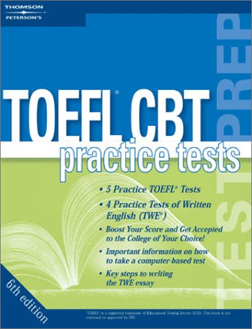 Book cover for TOEFL CBT Practice Tests