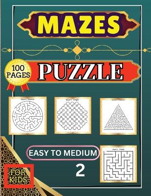 Book cover for Mazes Puzzle for Kids 2 Easy to Medium