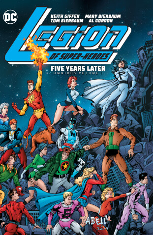Book cover for Legion of Super-Heroes: Five Years Later Omnibus Volume 1