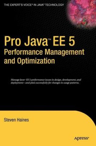 Cover of Pro Java Ee 5 Performance Management and Optimization