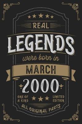 Book cover for Real Legendes were born in March 2000