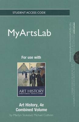 Book cover for NEW MyLab Arts Student Access Code Card for Art History, Combined Volume (standalone)