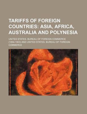 Book cover for Tariffs of Foreign Countries