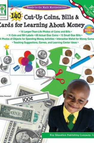 Cover of 140 Cut-Up Coins, Bills, and Cards for Learning about Money