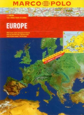 Book cover for Europe Marco Polo Atlas