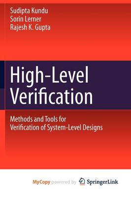 Book cover for High-Level Verification