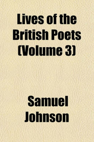 Cover of Lives of the British Poets (Volume 3)