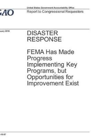 Cover of Disaster Response