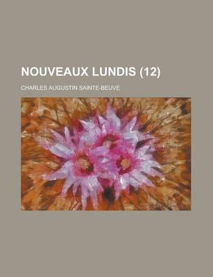 Book cover for Nouveaux Lundis (12)