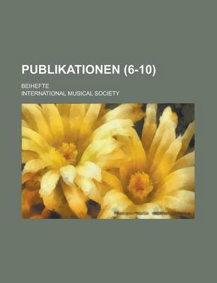 Book cover for Publikationen; Beihefte (6-10 )