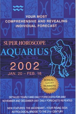 Cover of Super Horoscope 2002: Aquarius