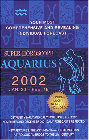 Book cover for Super Horoscope 2002: Aquarius