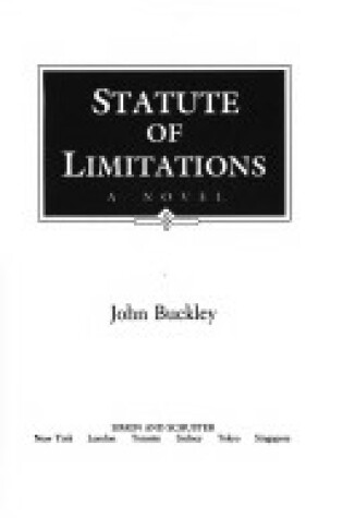 Cover of The Statute of Limitations