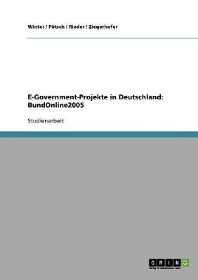 Book cover for E-Government-Projekte in Deutschland