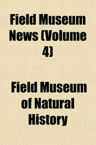 Cover of Field Museum News (Volume 4)