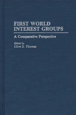 Book cover for First World Interest Groups