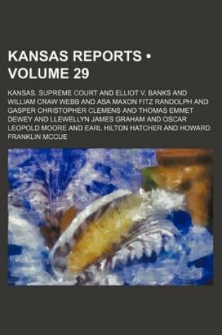 Cover of Kansas Reports (Volume 29)